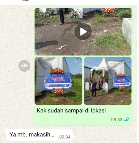 Pengiriman Karangan Bunga Tembarak