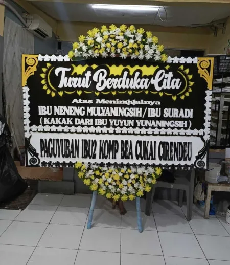 Papan Bunga Duka Tembarak